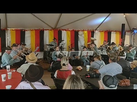 Round Top Brass Band, "Armed Forces Medley" at Fredericksburg Oktoberfest 10-4-26
