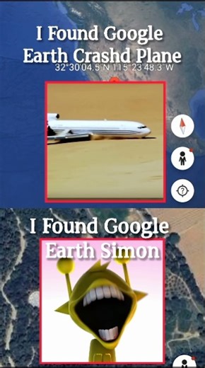 I Found Google Earth crash plan & I Found Google Earth Simon #NewEarthShorts