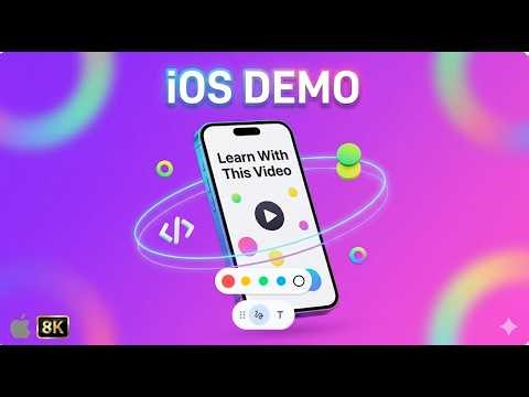 iOS App Demo | Learn With This Video - Simple Frontend App