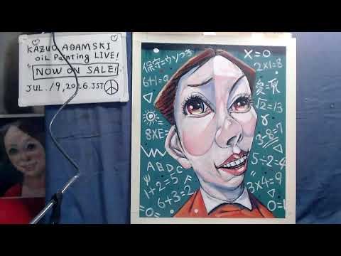 Oil painting portrait day 8 [LIVE]-- "Contemporary art"