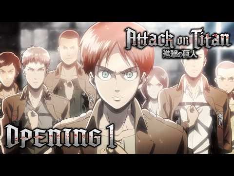 Attack on Titan | Opening 1 - Guren no Yumiya | 4K Creditless