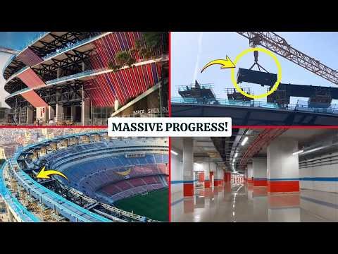 Camp Nou Update: Compression Ring Rising | Massive Progress!🔥