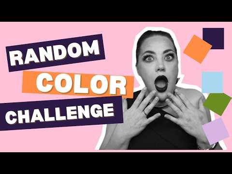 Random Color Challenge 🎨 ChatGPT Chooses My Makeup | Colorful Makeup Look Part 4