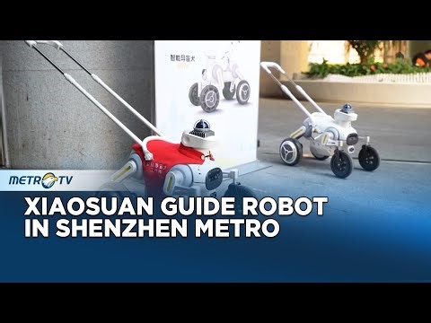 4 AI Guide Dog Robot Tested in Shenzhen Metro