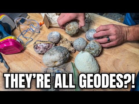 I Cut Open a HUGE Bag of Geodes—The Results Are INSANE!