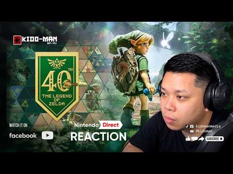 The Legend of Zelda 40th Anniversary - Nintendo Direct - REACTION