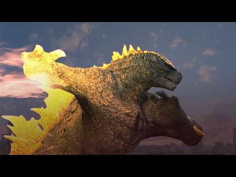 Legendary Godzilla evolved VS Bloodbath godzilla