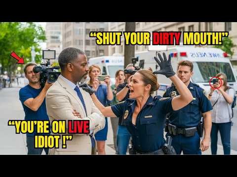 Female Cop Slapped Black Man on LIVE TV — Face DROPPED When She Realized He Was SUPREME COURT JUDGE