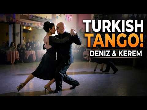 Baile de tango turco en Buenos Aires La Chiflada milonga. Deniz Oztin, Kerem Öksüz
