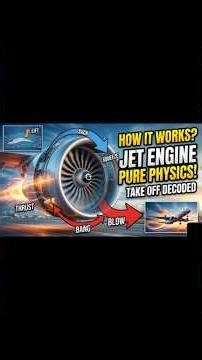 How Jet Engines Actually Work #physics #aviation