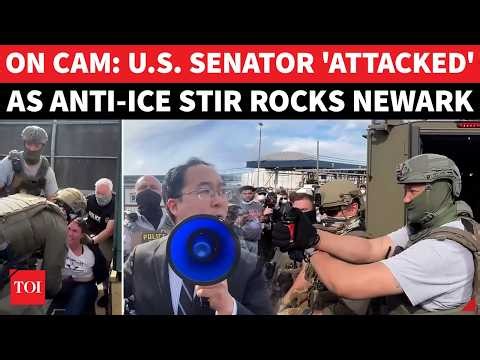 New Jersey On Boil: Sen. Andy Kim 'Attacked With Peppers' As Anti-ICE Protesters Clash With Fed Cops