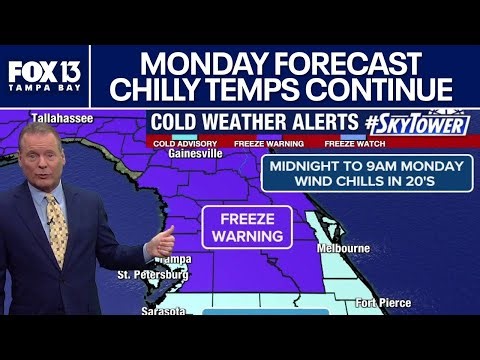 Tampa weather | Monday morning forecast