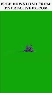 Ground Debris Explosion #greenscreen #capcut #shots