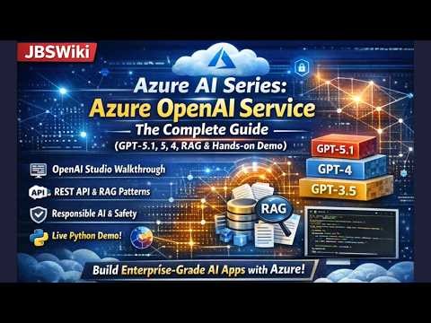 Azure AI Series: Azure OpenAI Service — The Complete Guide (GPT-5.1, 5, 4, RAG & Hands-on Demo)