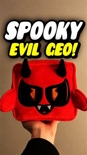 The New Evil Geo GD Plushie Is Out! #geometrydash