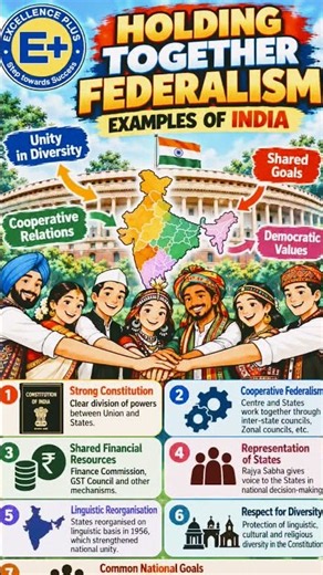 Types of Federalism in 30 Seconds | Coming Together vs Holding Together Federalism #Shorts