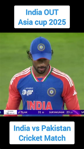 India vs Pakistan | Last Over Thriller 🔥 IND vs PAK | Final Over Highlights #shorts