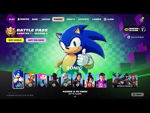 Fortnite Chapter 7 Season 4 Battle Pass (Full Showcase)