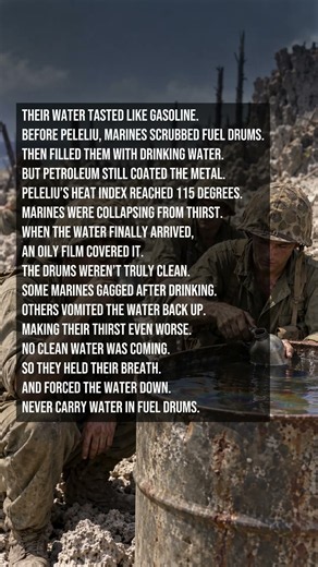 When water became more dangerous than enemy fire | Peleliu WW2 Pacific