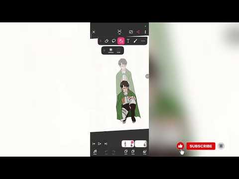 Animating in flipaclip Levi from AOT