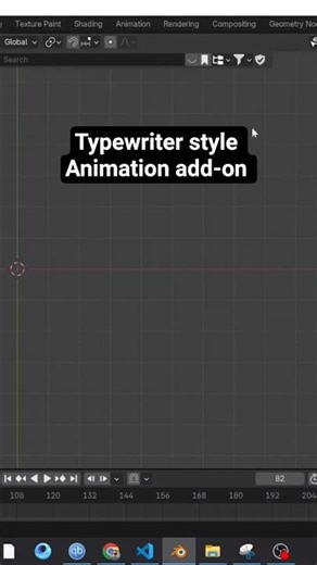 I create text animate add-on for blender #animation #blender