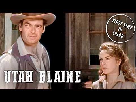 Utah Blaine | Classic Western Movie | Rory Calhoun | Colorized