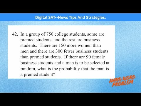 DSAT Probability Problem Explained | Step-by-Step SAT Math Solution | Laudable Tutors