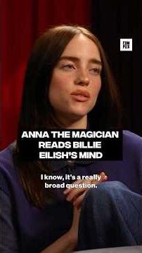 Anna the Magician reads Billie Eilish’s Mind 😳🎩 #IWAM