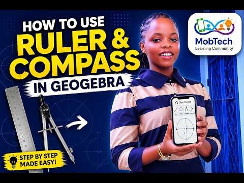 How to Use Segment, Circle & Perpendicular Tools in GeoGebra