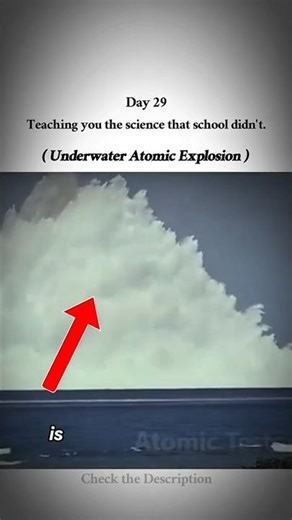 Atomic Explosion Mechanics ⚛️ Underwater Physics #shorts