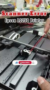 Epson L3250 Scanner Error FIX ⚠️ #shorts #viralshorts #Reset #epson #printersupport