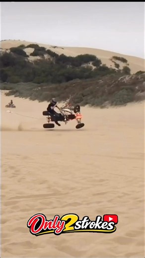 421 Banshee Sends It… Then Eats Sand! 😱 #sanddunes #fullsend #crash