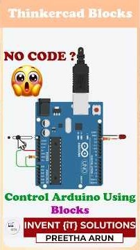 LDR less than 500 → LED ON 💡 | Arduino Blocks Programming