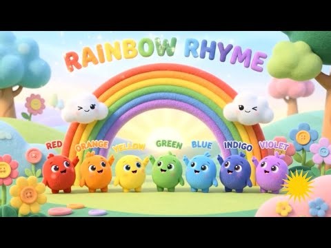 Rainbow Rhyme 🌈 | Colors Song for Kids | Learn Colors with a Fun Rainbow