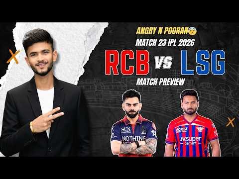RCB vs LSG | Match Prediction | IPL 2026 | Match - 23 | RCB vs LSG 2026 | Cricket Prediction