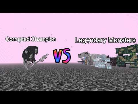 Corrupted Champion vs Legendary Monsters | Minecraft Mob Battle