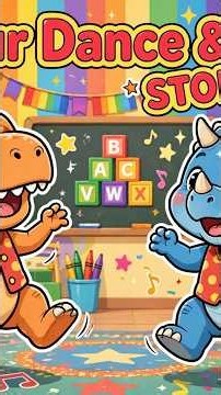 🦖 Dinosaur Dance & Freeze! 🦕 | Dance, Stop & Move! 🎵 Fun Kids Songs | Kiddy Wonder Songs #kidssongs