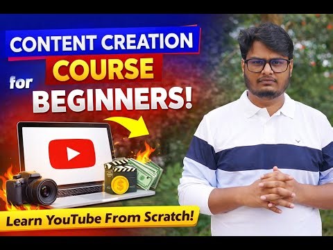 Learn How To Create Content For Social Media and Youtube! Content Creation Course for Beginners.