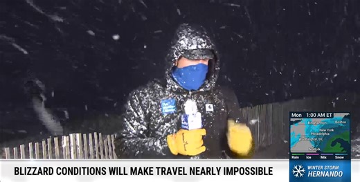 "This is winter in full force." Meteorologist Reynolds Wolf shows the current scene in Montauk, New York, as Winter Storm Hernando ramps up and brings blizzard conditions to the coast. Here’s the latest: | The Weather Channel