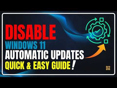 Stop Automatic Updates in Windows 11 🚫 | Step-by-Step Guide