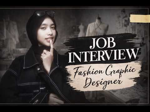 JOB INTERVIEW | Fashion Graphic Designer Portfolio & Self Introduction ✦ Lintang Putri Kusnandi