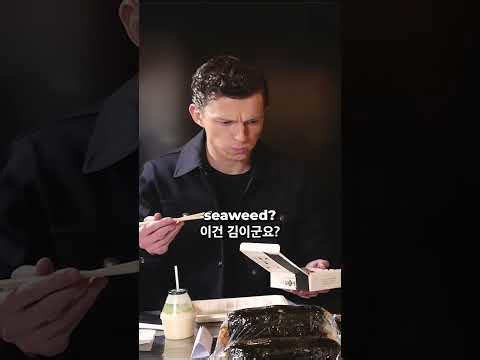 Marvel Stars Try Kimbap for the First Time | Benedict, Tom & Tom's Korean Food Adventure