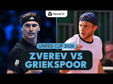 Alexander Zverev vs Tallon Griekspoor 👊 | United Cup 2026 Highlights