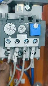 Thermal Overload Relay Connection 📈⚡✅Download Tech Atul Application from playstore for E.E Course 📈
