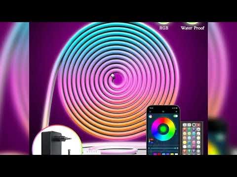 A must-have product!�30M/20M/15M/10M RGB LED Neon Lights, Smart App Remote Control, Waterproof Mus
