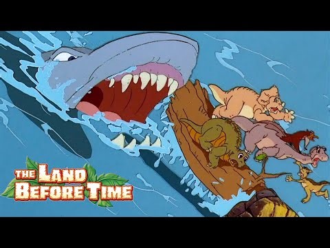 Shark Attack! 🦈 | MOVIE CLIP | The Land Before Time V: The Mysterious Island