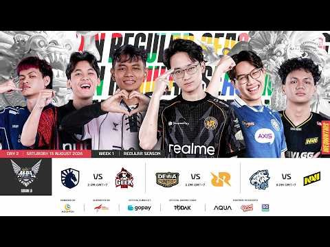 🔴 LIVE | MPL ID S18 | Week 1 Day 2 | English
