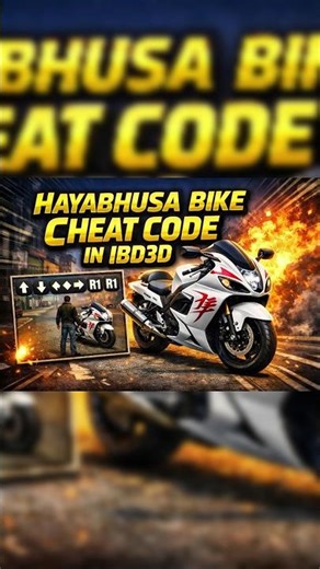 🔥 HAYABUSA BIKE CHEAT CODE | IBD3D 🔥