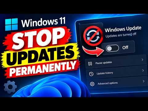 How to Disable Automatic Updates in Windows 11 | Stop Auto Updates 2026