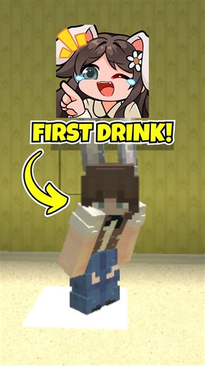 Minecraft First Drink vs Last Drink With FRIENDS 2! 😂